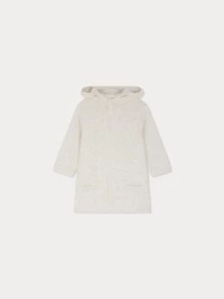 BONPOINT Burnou Faburnou Gris Chiné Clair