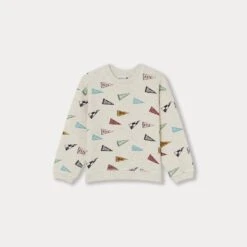 BONPOINT Sweatshirt Tonino Naturel Imprimé