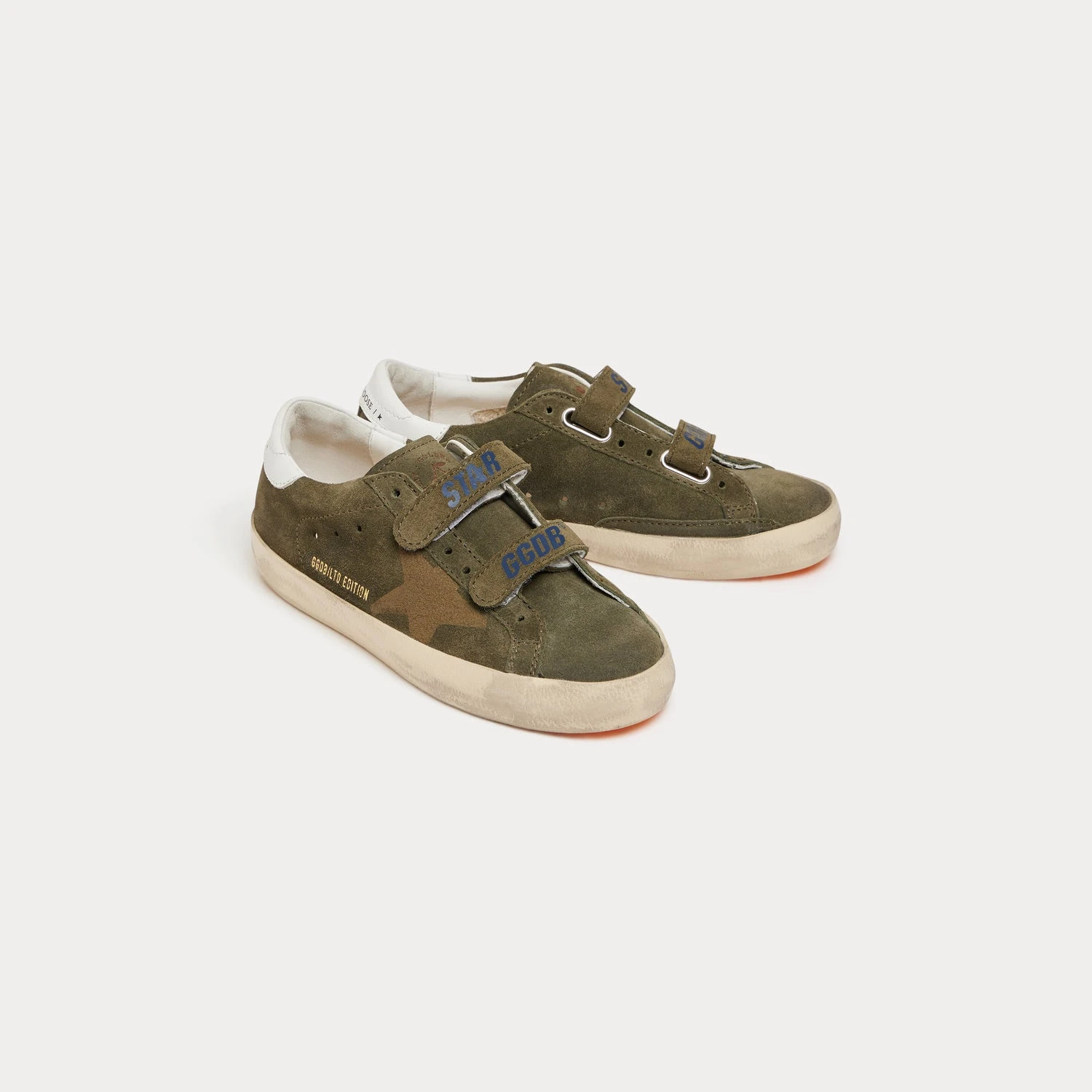 Baskets Basses Star Golden Goose X Bonpoint Kaki Foncé 4 Baskets Basses Star Golden Goose X Bonpoint Kaki Foncé – Image 2