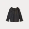 BONPOINT Blouse Jaya Gris Ardoise -Bébé Vêtements Boutique W02GBLWO2101 096 W02GBLWO2101 096 1