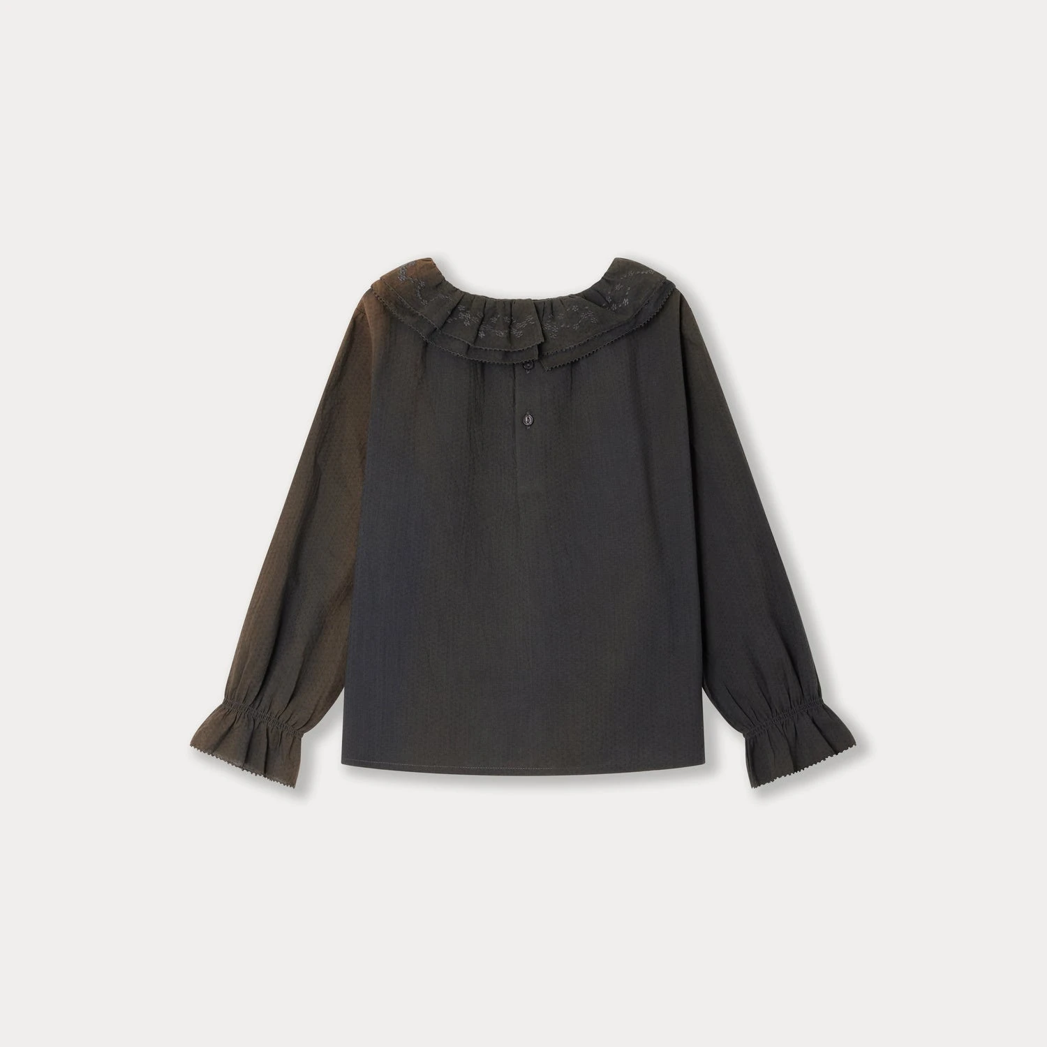 BONPOINT Blouse Jaya Gris Ardoise 4 BONPOINT Blouse Jaya Gris Ardoise – Image 2