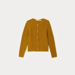 BONPOINT Cardigan Bresil Lichen