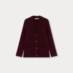 BONPOINT Cardigan Tiana Bordeaux