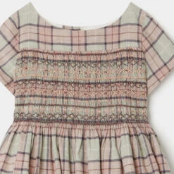 BONPOINT Robe Habillée Duchesse Vert Clair Ecossais 7 BONPOINT Robe Habillée Duchesse Vert Clair Ecossais -Bébé Vêtements Boutique W02GDRWO0102 440 W02GDRWO0102 440 3