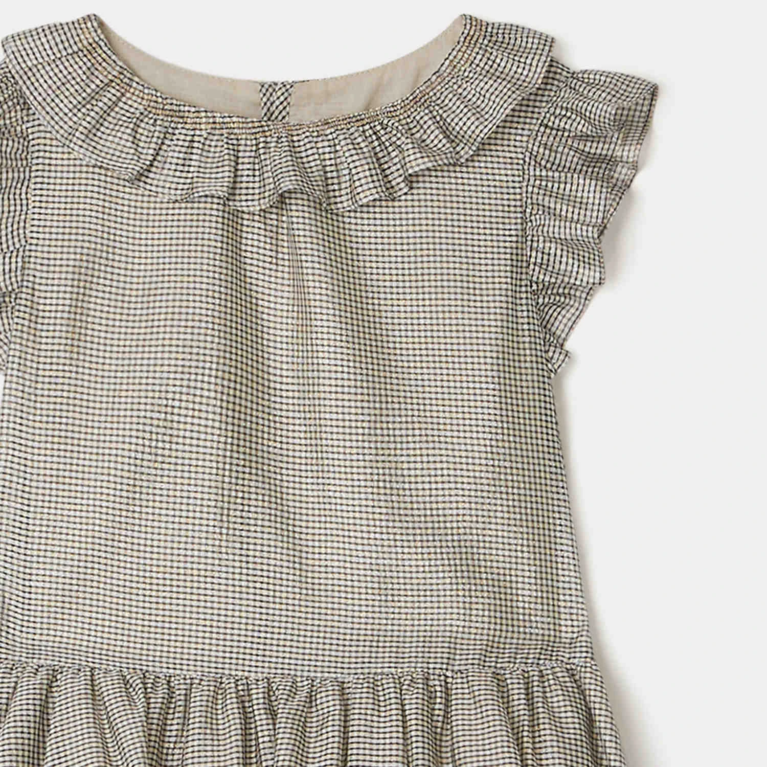 BONPOINT Robe De Cérémonie Bonheur Argent 5 BONPOINT Robe De Cérémonie Bonheur Argent – Image 3