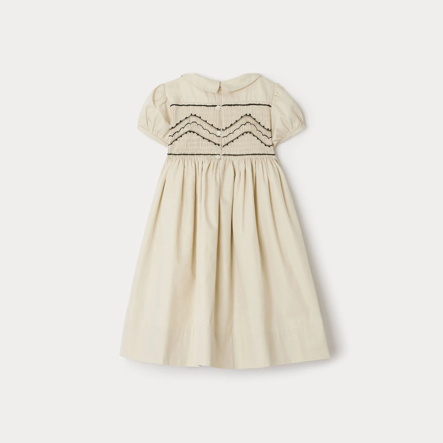 BONPOINT Robe De Cérémonie Terrie Beige 4 BONPOINT Robe De Cérémonie Terrie Beige – Image 2