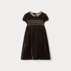 BONPOINT Robe Habillée Blossom Marron