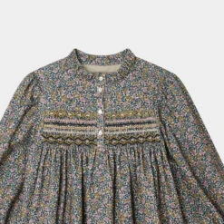 BONPOINT Robe Smockée Tamsin Encre -Bébé Vêtements Boutique W02GDRWO2502 577A W02GDRWO2502 577A 3