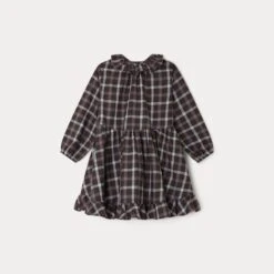 BONPOINT Robe Thays Chocolat écossais