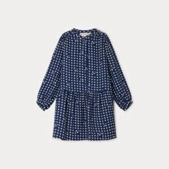 BONPOINT Robe Talitha Pois Marine
