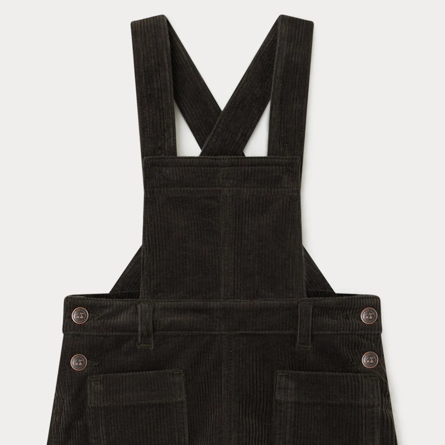 BONPOINT Robe Blanche Faux Noir 5 BONPOINT Robe Blanche Faux Noir – Image 3