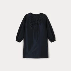 BONPOINT Robe De Cérémonie Bonbon Bleu Nuit