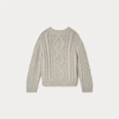 BONPOINT Pull Tihana Gris Chiné Clair