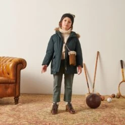 BONPOINT Parka Becca Tonnerre -Bébé Vêtements Boutique W02GOUWO0601 097 W02GOUWO0601 097 5