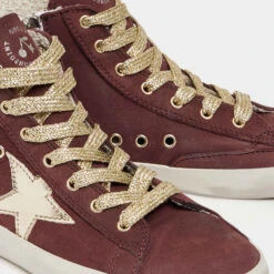 Baskets Montantes Francy Bonpoint X Golden Goose Prune -Bébé Vêtements Boutique W02GSNLF0301 059 W02GSNLF0301 059 4