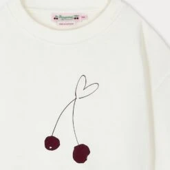 BONPOINT Sweatshirt Tayla Blanc Lait -Bébé Vêtements Boutique W02GSWKN0301 102 W02GSWKN0301 102 3