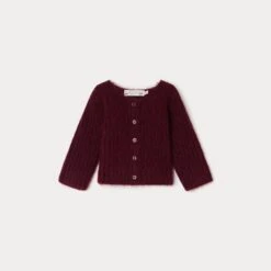 BONPOINT Cardigan Tassia Bordeaux