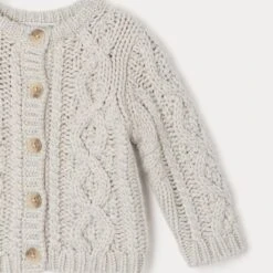 BONPOINT Cardigan Bartolina Gris Chiné Clair -Bébé Vêtements Boutique W02XCAKN0601 092 W02XCAKN0601 092 3