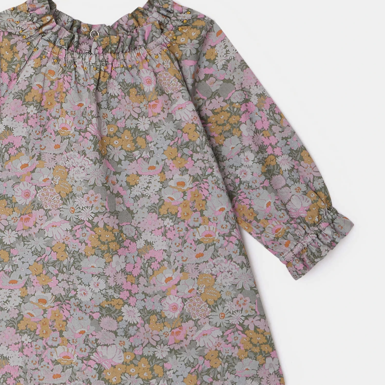 BONPOINT Robe Prunelle Vert De Gris 6 BONPOINT Robe Prunelle Vert De Gris – Image 4