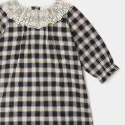 BONPOINT Robe Magnolia Carreaux Noir 7 BONPOINT Robe Magnolia Carreaux Noir -Bébé Vêtements Boutique W02XDRWO0401 399 W02XDRWO0401 399 3