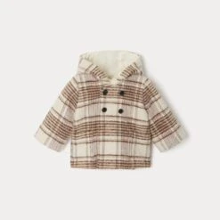 BONPOINT Manteau Misha Naturel écossais