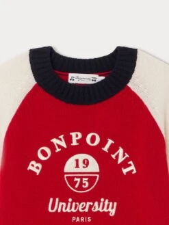 BONPOINT Pull Damian Rouge 9 BONPOINT Pull Damian Rouge -Bébé Vêtements Boutique W03BJUK00002 151 W03BJUK00002 151 3