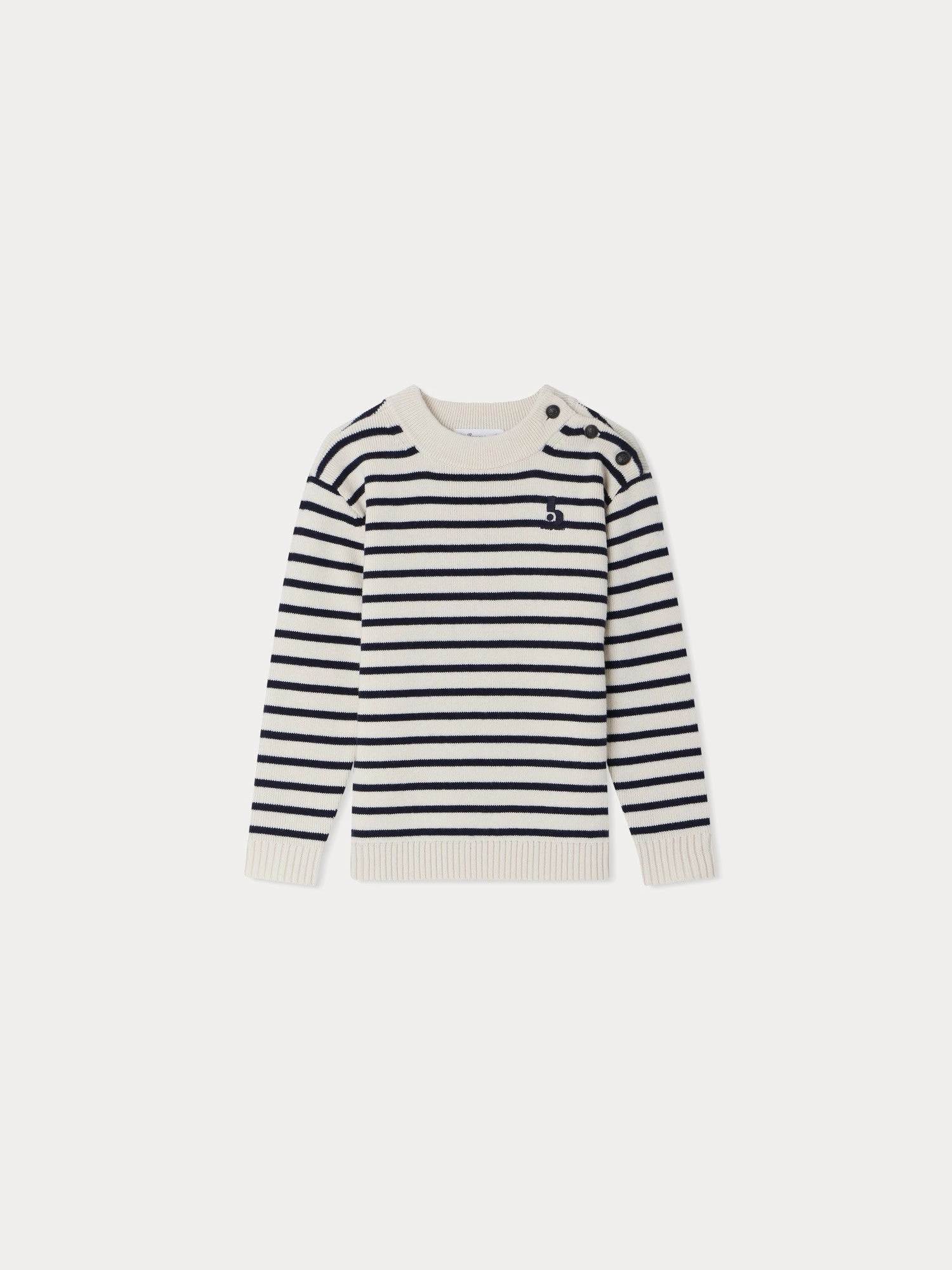 BONPOINT Pull Dantes Rayures Marine 4 BONPOINT Pull Dantes Rayures Marine – Image 2