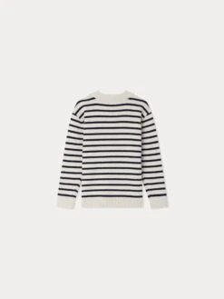BONPOINT Pull Dantes Rayures Marine 8 BONPOINT Pull Dantes Rayures Marine -Bébé Vêtements Boutique W03BJUK00005 270 W03BJUK00005 270 2