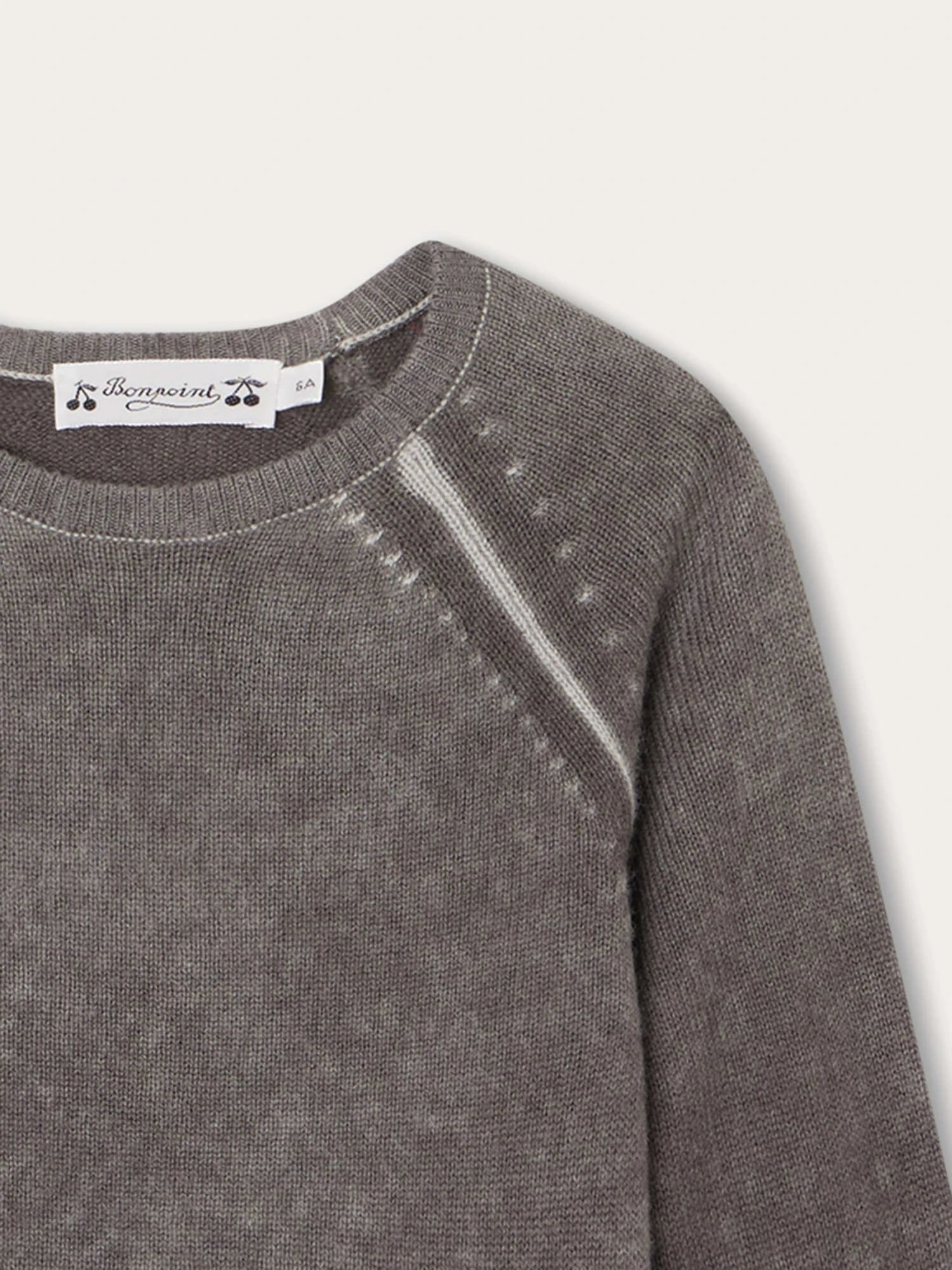 BONPOINT Pull Tiego Gris Mauve 5 BONPOINT Pull Tiego Gris Mauve – Image 3