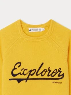 BONPOINT Pull Tiego Orange -Bébé Vêtements Boutique W03BJUK00011 037D W03BJUK00011 037D 3