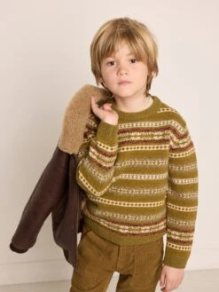 BONPOINT Pull Daegan Kaki Clair