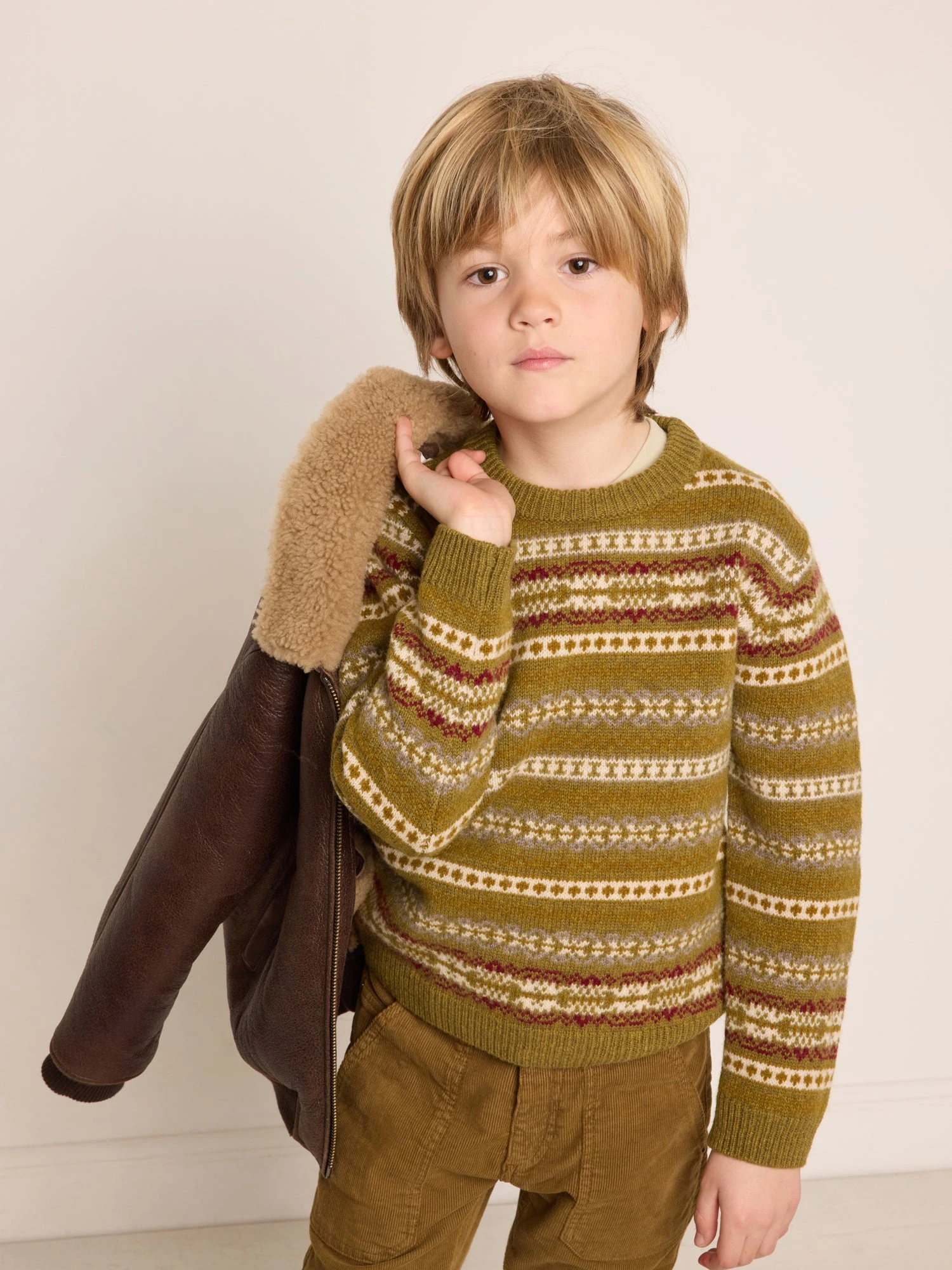 BONPOINT Pull Daegan Kaki Clair 3 BONPOINT Pull Daegan Kaki Clair