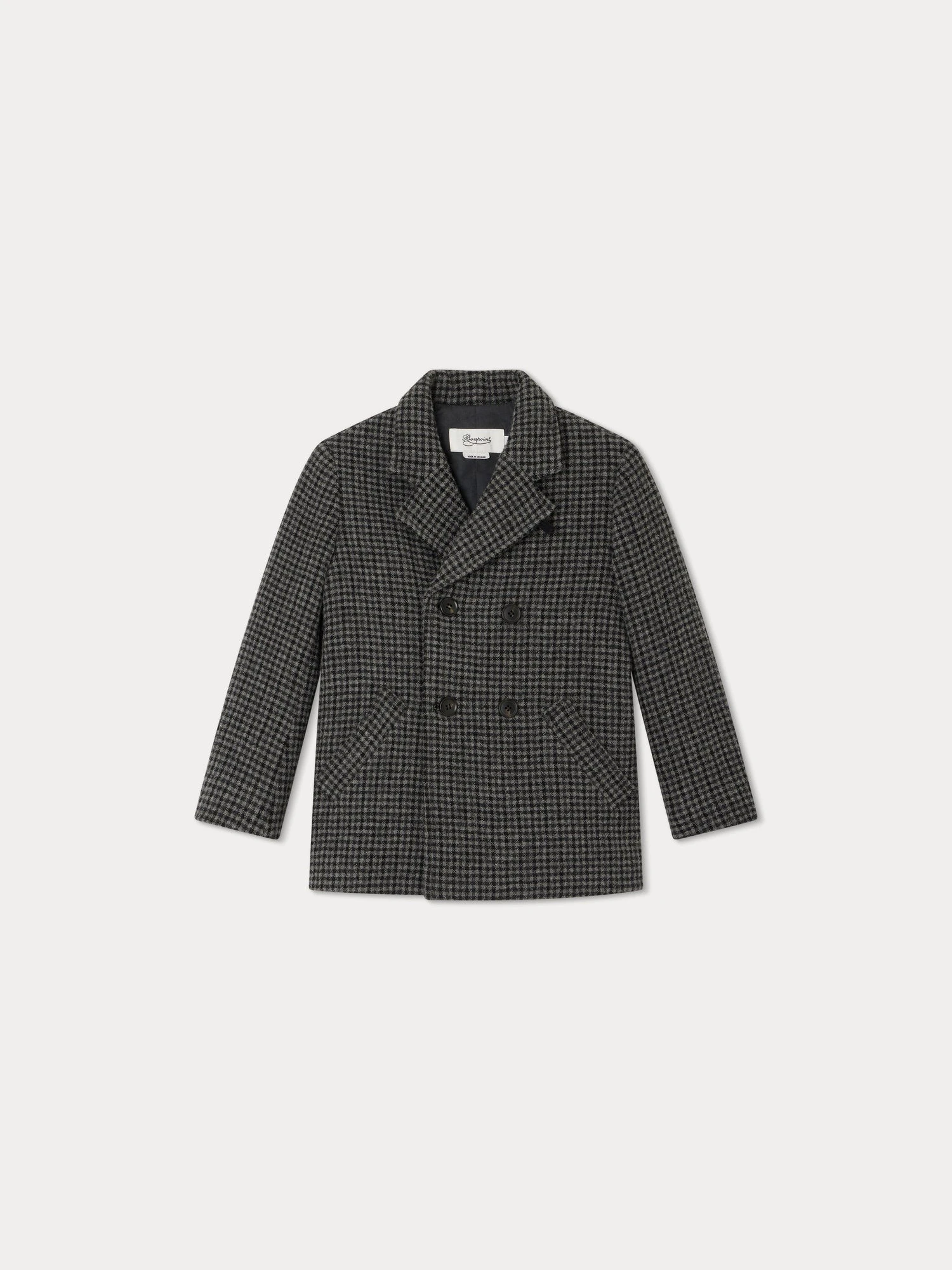 BONPOINT Manteau Dali Gris Chiné 3 BONPOINT Manteau Dali Gris Chiné