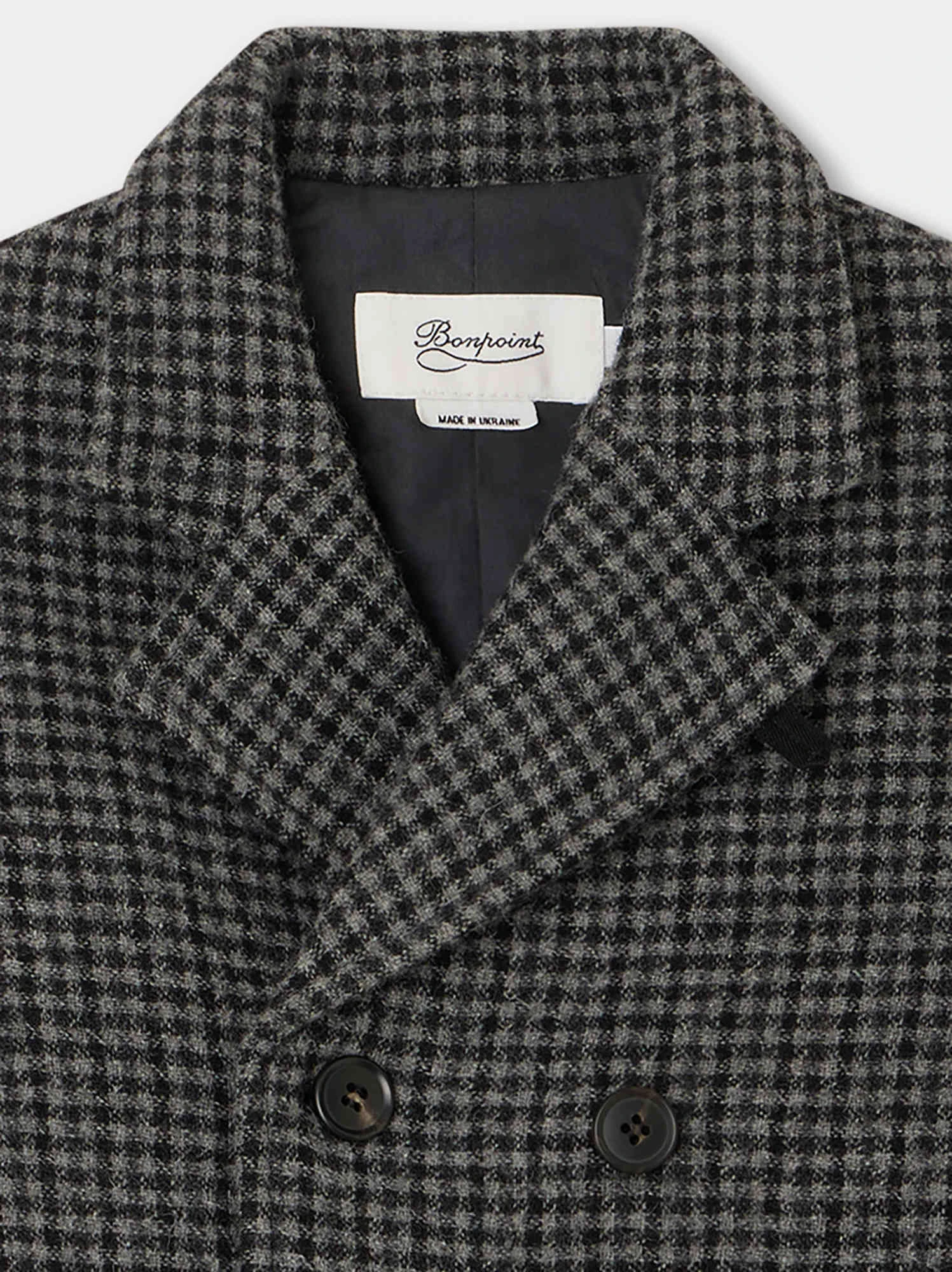 BONPOINT Manteau Dali Gris Chiné 5 BONPOINT Manteau Dali Gris Chiné – Image 3