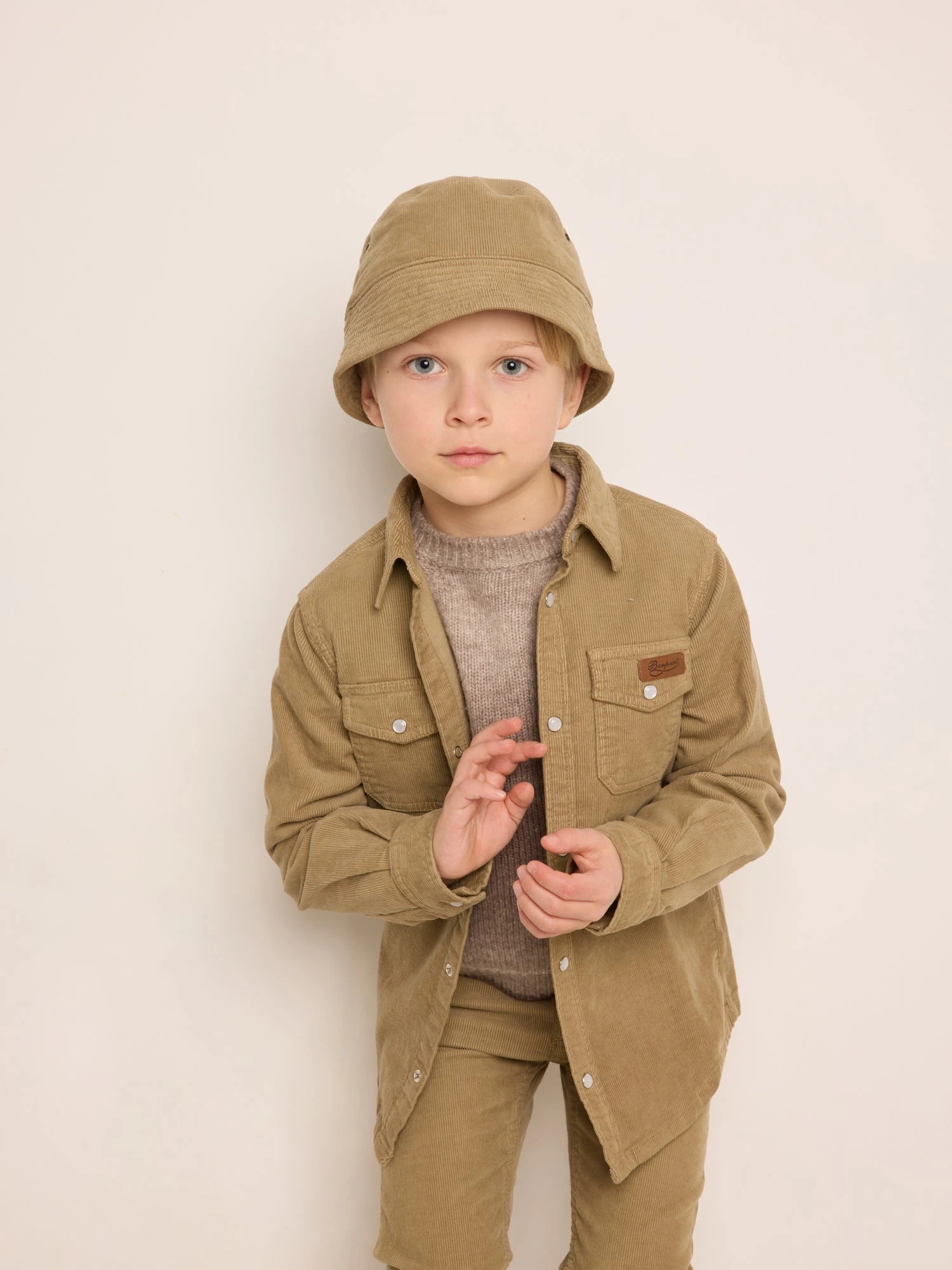 BONPOINT Chemise Berlin Praline 3 BONPOINT Chemise Berlin Praline