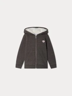 BONPOINT Sweatshirt Bradford Zippé Marron
