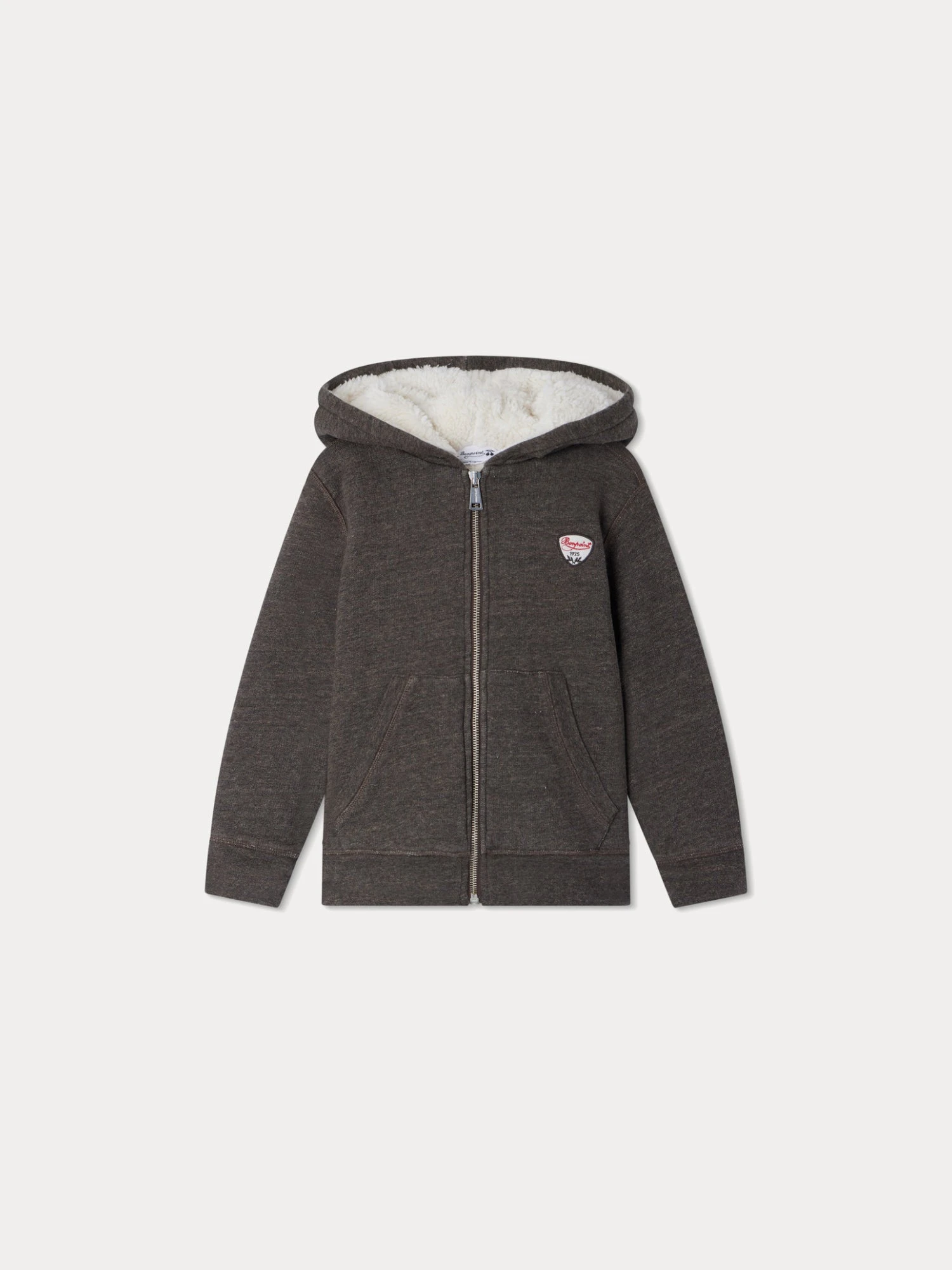 BONPOINT Sweatshirt Bradford Zippé Marron 3 BONPOINT Sweatshirt Bradford Zippé Marron