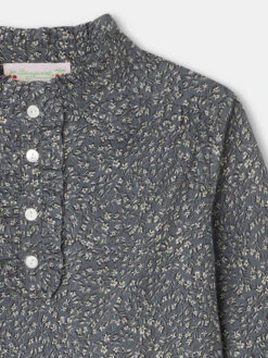 BONPOINT Blouse Juna Gris Ardoise -Bébé Vêtements Boutique W03GBLW00006 596 W03GBLW00006 596 3