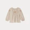 BONPOINT Blouse Smockée Poldie Fleurs Rose -Bébé Vêtements Boutique W03GBLW00016 520 W03GBLW00016 520 1
