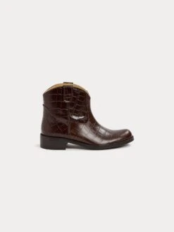 BONPOINT Boots Santiag Chocolat 7 BONPOINT Boots Santiag Chocolat -Bébé Vêtements Boutique W03GBOL00001 068 W03GBOL00001 068 1