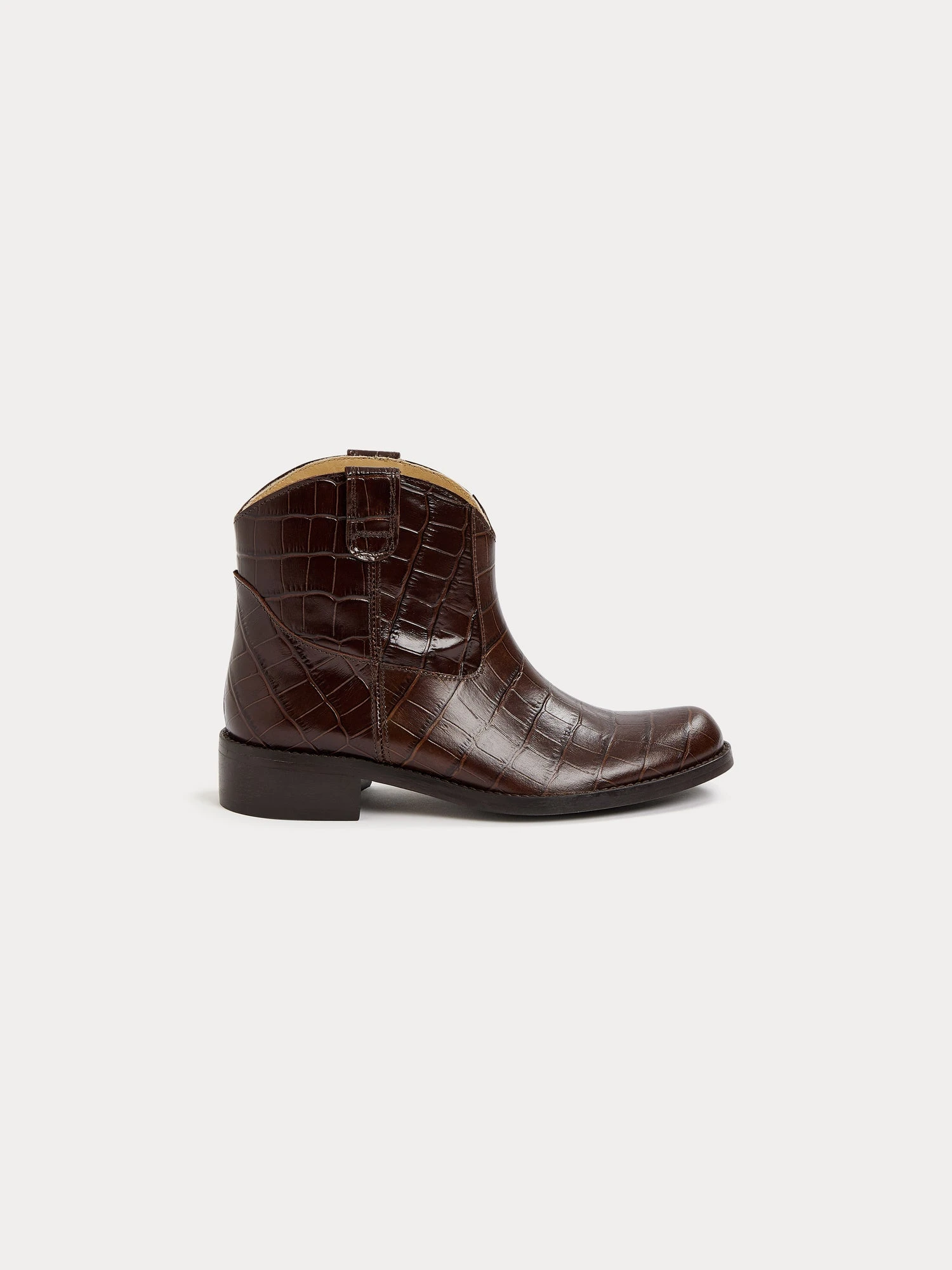 BONPOINT Boots Santiag Chocolat 4 BONPOINT Boots Santiag Chocolat – Image 2