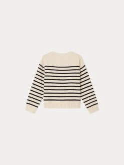 BONPOINT Cardigan Demy Rayures Marine 8 BONPOINT Cardigan Demy Rayures Marine -Bébé Vêtements Boutique W03GCAK00006 270 W03GCAK00006 270 2