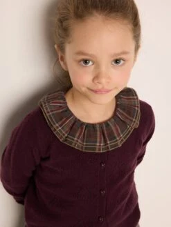 BONPOINT Cardigan Thindra Raisin