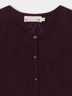 BONPOINT Cardigan Thindra Raisin -Bébé Vêtements Boutique W03GCAK00022 053 W03GCAK00022 053 3
