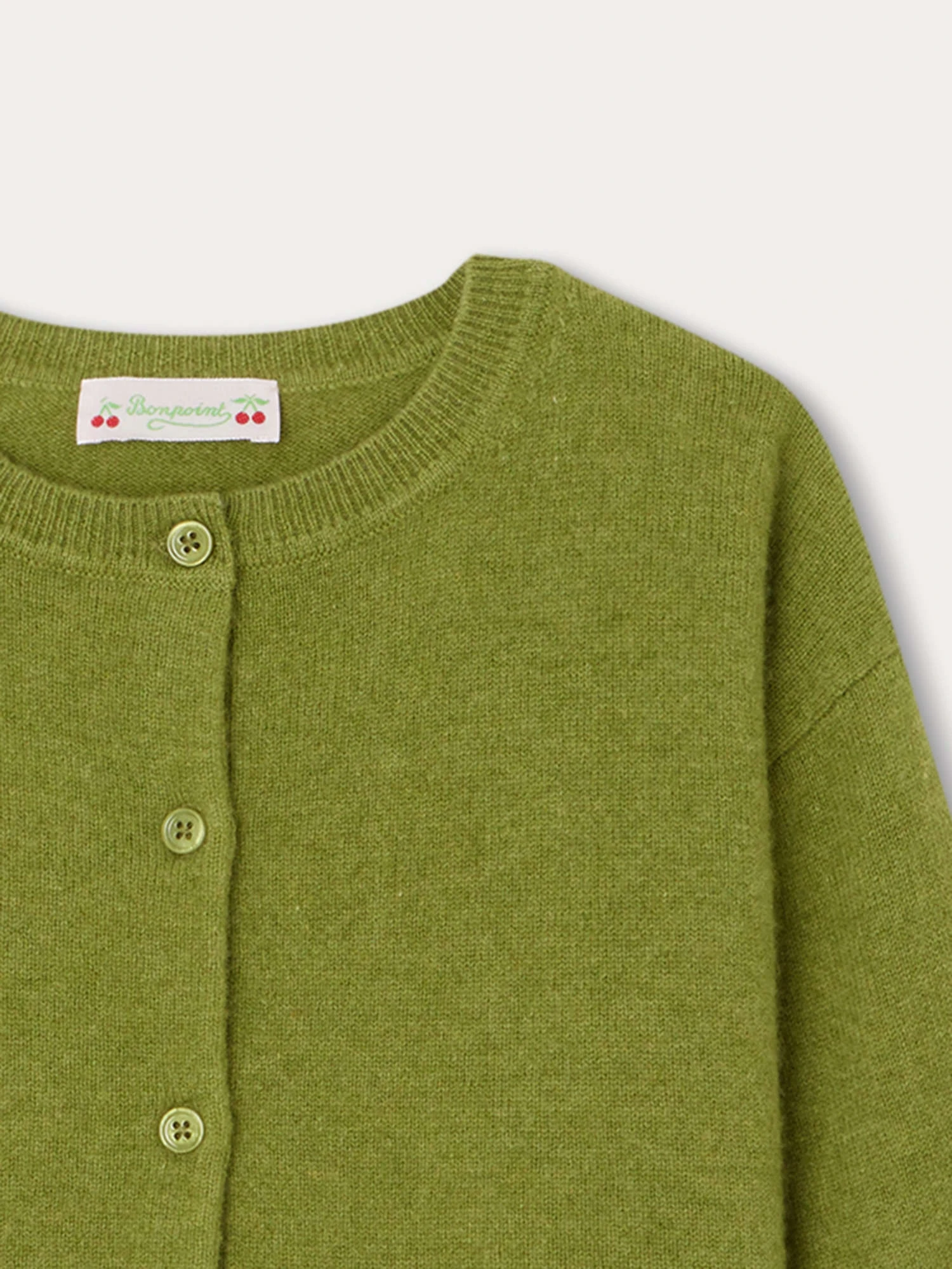 BONPOINT Cardigan Tabara Vert 5 BONPOINT Cardigan Tabara Vert – Image 3