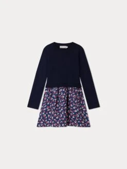 BONPOINT Robe Tayra Imprime Marine