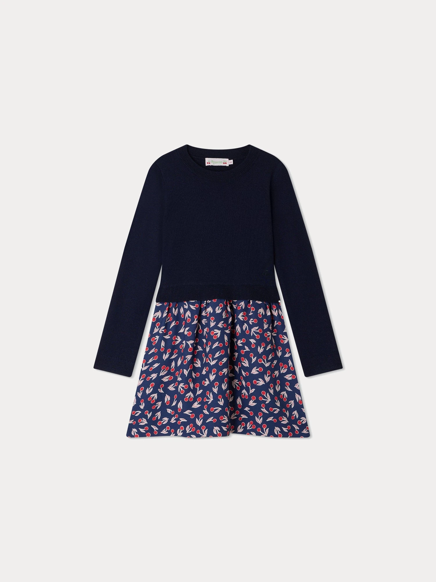 BONPOINT Robe Tayra Imprime Marine 3 BONPOINT Robe Tayra Imprime Marine