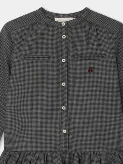 BONPOINT Robe Becky Carreaux Noir -Bébé Vêtements Boutique W03GDRW00014 399 W03GDRW00014 399 3