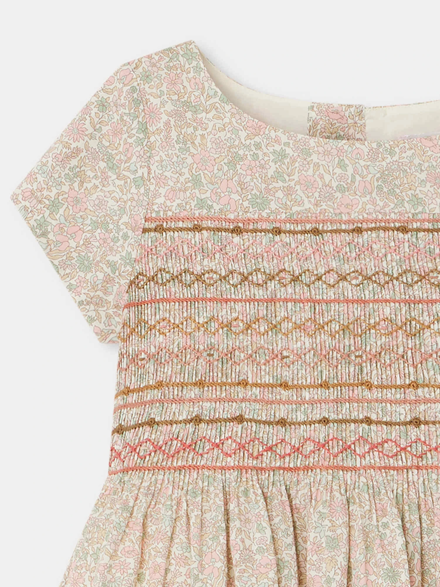 BONPOINT Robe Duchesse Fleurs Rose 6 BONPOINT Robe Duchesse Fleurs Rose – Image 4