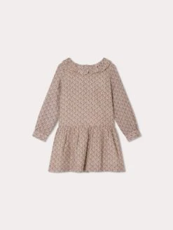 BONPOINT Robe Mariela Fleurs Taupe